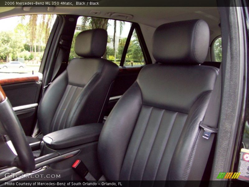 Black / Black 2006 Mercedes-Benz ML 350 4Matic