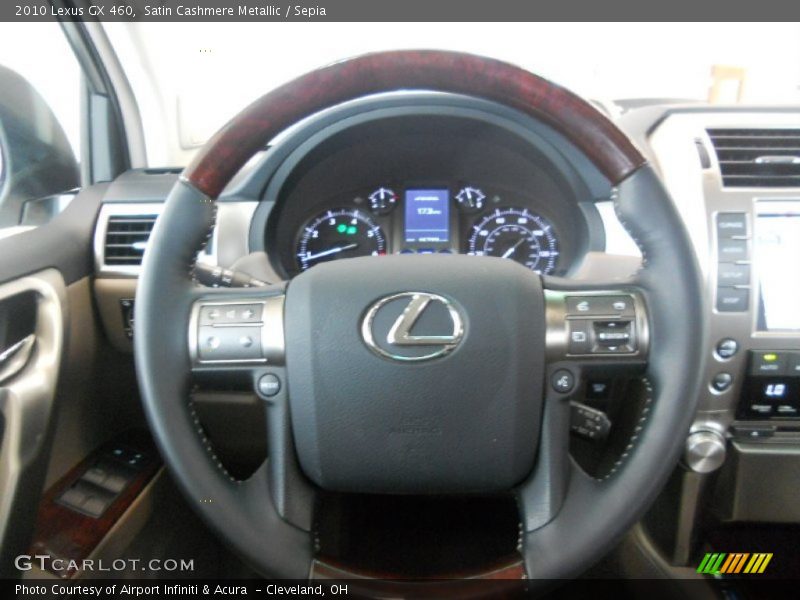 Satin Cashmere Metallic / Sepia 2010 Lexus GX 460