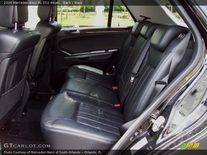 Black / Black 2006 Mercedes-Benz ML 350 4Matic