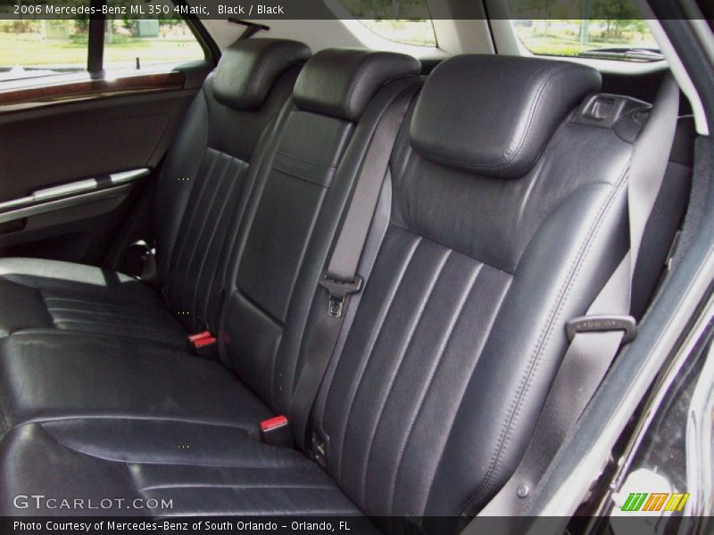 Black / Black 2006 Mercedes-Benz ML 350 4Matic
