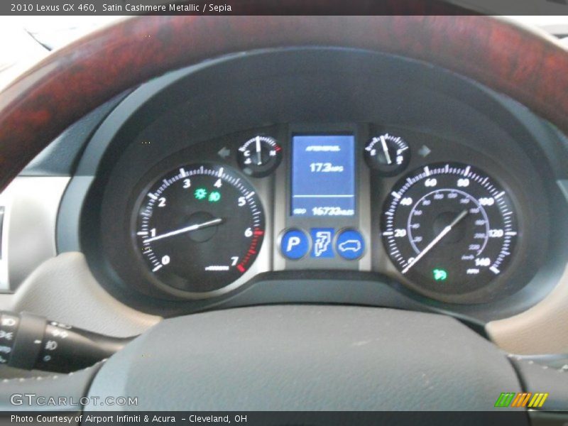 Satin Cashmere Metallic / Sepia 2010 Lexus GX 460