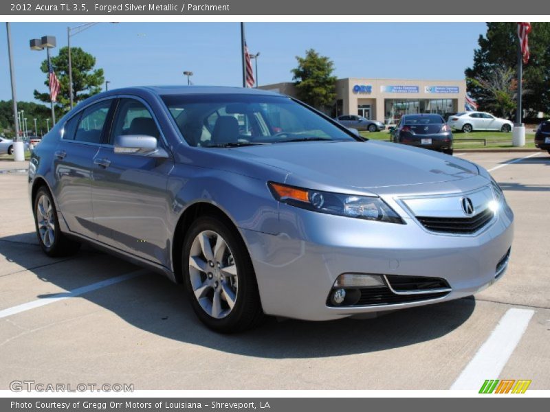Forged Silver Metallic / Parchment 2012 Acura TL 3.5