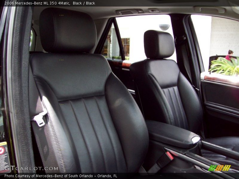 Black / Black 2006 Mercedes-Benz ML 350 4Matic