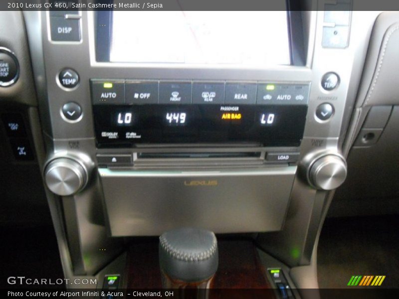 Satin Cashmere Metallic / Sepia 2010 Lexus GX 460