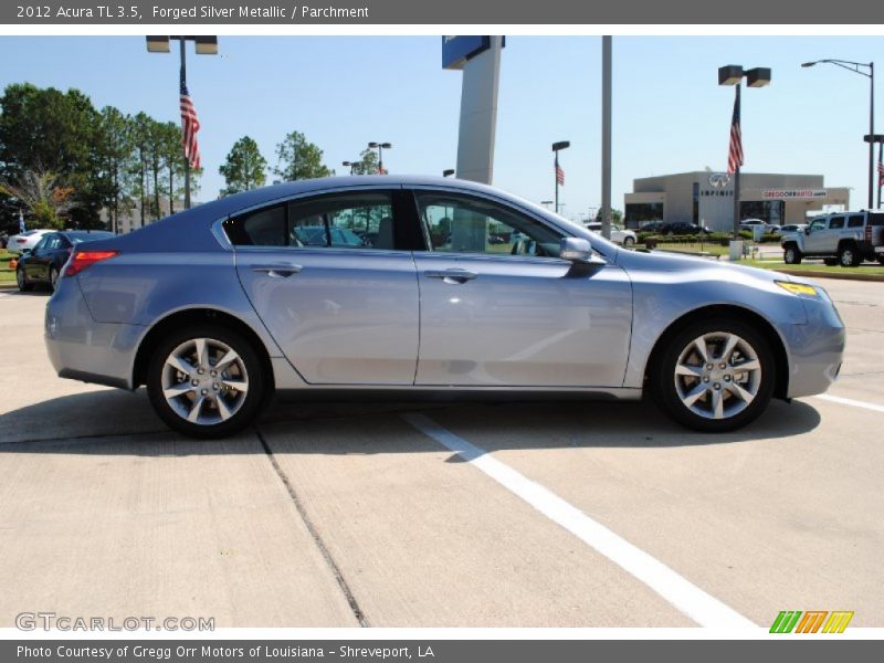 Forged Silver Metallic / Parchment 2012 Acura TL 3.5