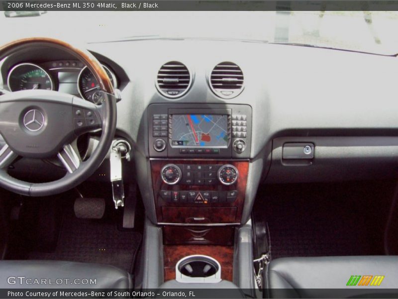 Black / Black 2006 Mercedes-Benz ML 350 4Matic