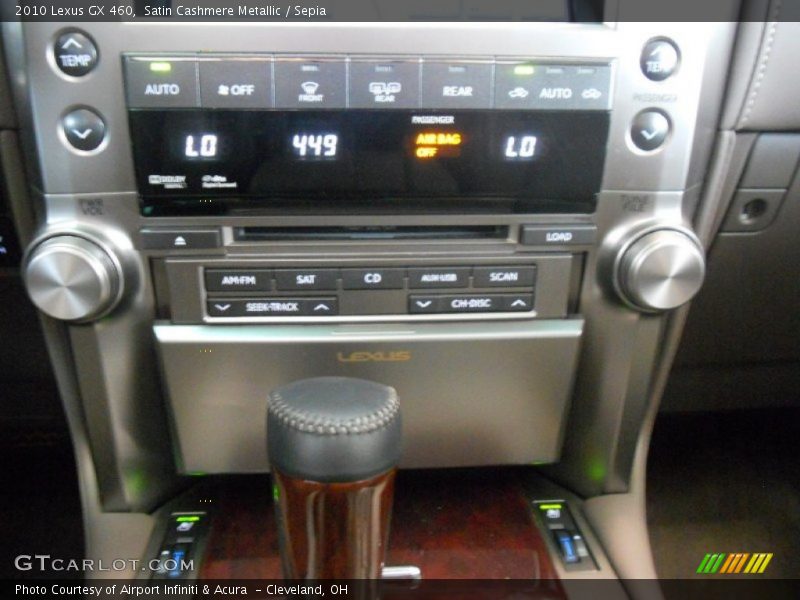 Satin Cashmere Metallic / Sepia 2010 Lexus GX 460