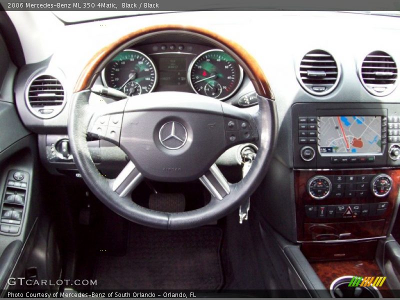 Black / Black 2006 Mercedes-Benz ML 350 4Matic