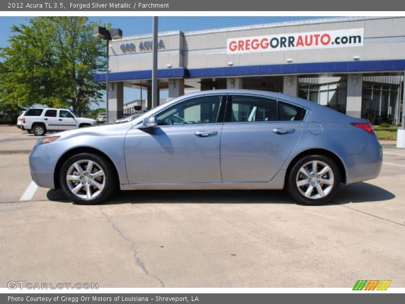 Forged Silver Metallic / Parchment 2012 Acura TL 3.5