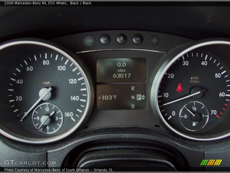 Black / Black 2006 Mercedes-Benz ML 350 4Matic
