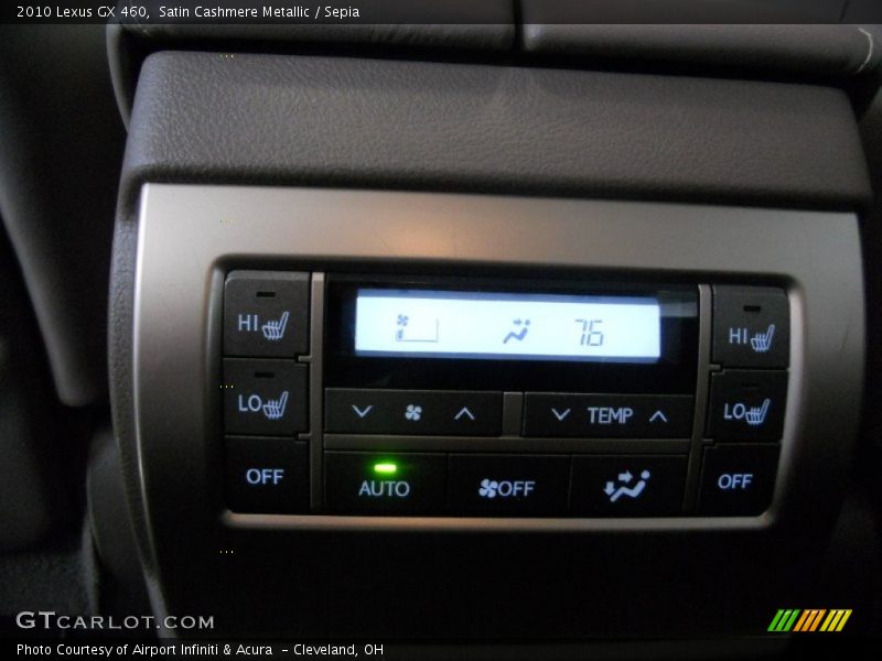 Satin Cashmere Metallic / Sepia 2010 Lexus GX 460