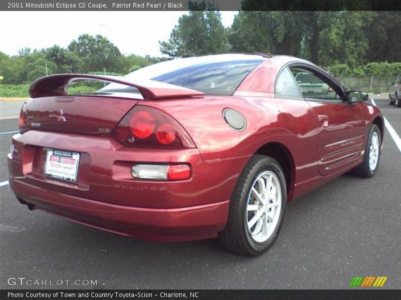 Patriot Red Pearl / Black 2001 Mitsubishi Eclipse GS Coupe