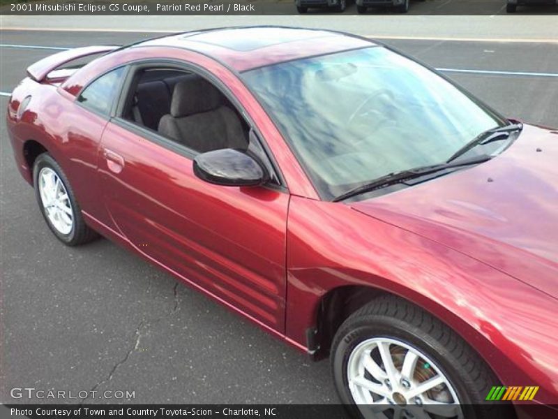 Patriot Red Pearl / Black 2001 Mitsubishi Eclipse GS Coupe