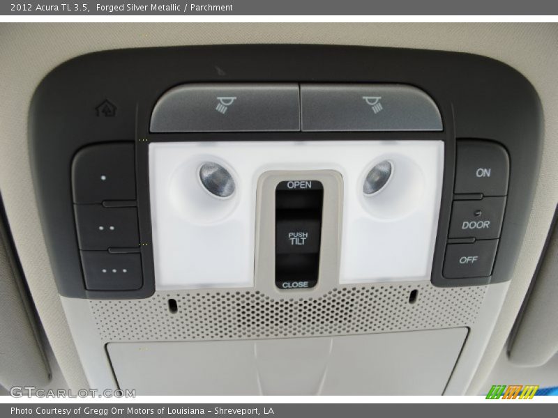 Controls of 2012 TL 3.5