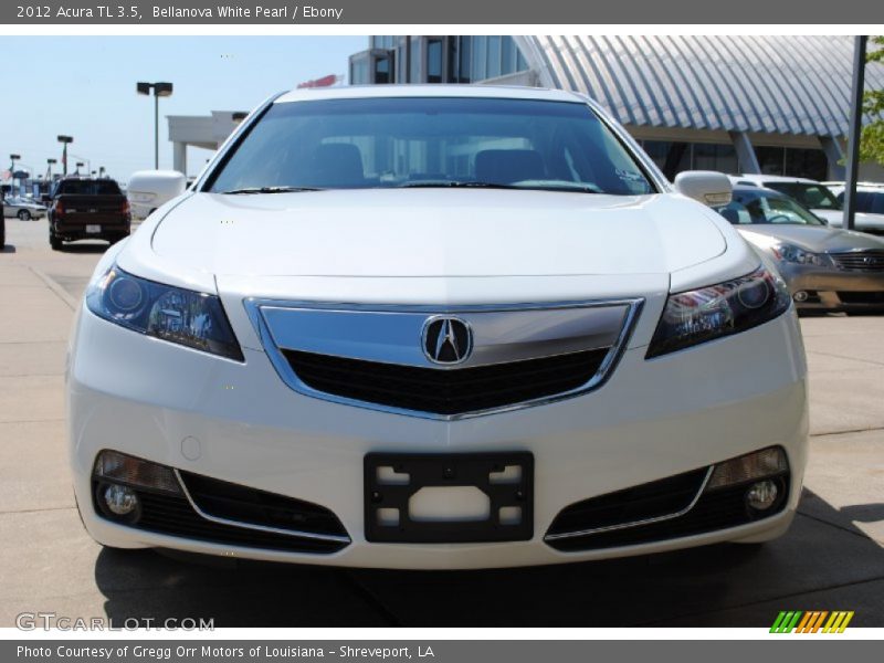 Bellanova White Pearl / Ebony 2012 Acura TL 3.5