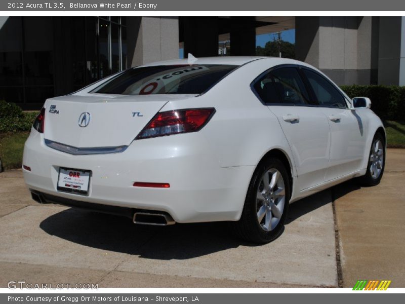 Bellanova White Pearl / Ebony 2012 Acura TL 3.5