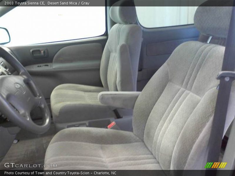Desert Sand Mica / Gray 2003 Toyota Sienna CE