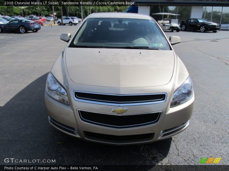 Sandstone Metallic / Cocoa/Cashmere Beige 2008 Chevrolet Malibu LT Sedan