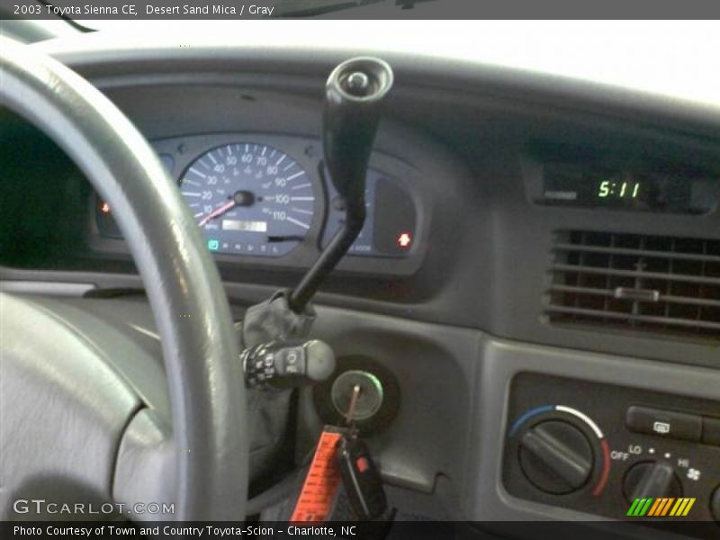 Desert Sand Mica / Gray 2003 Toyota Sienna CE