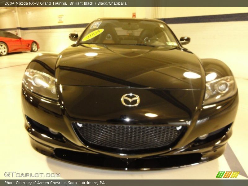 Brilliant Black / Black/Chapparal 2004 Mazda RX-8 Grand Touring