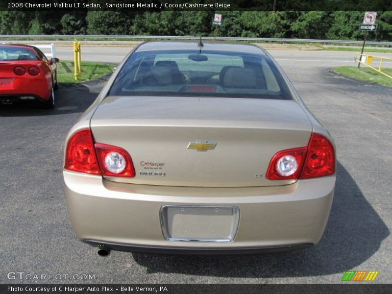 Sandstone Metallic / Cocoa/Cashmere Beige 2008 Chevrolet Malibu LT Sedan