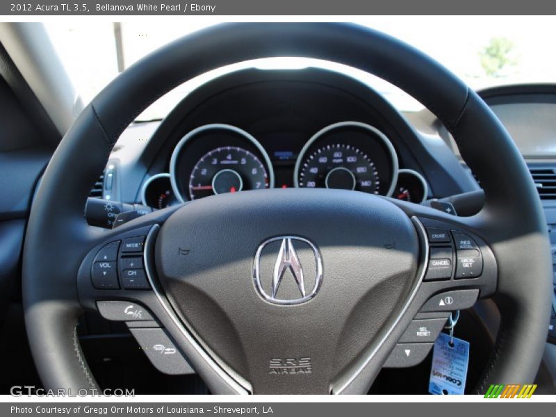 Bellanova White Pearl / Ebony 2012 Acura TL 3.5