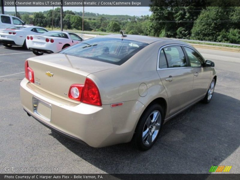 Sandstone Metallic / Cocoa/Cashmere Beige 2008 Chevrolet Malibu LT Sedan