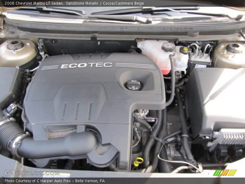 Sandstone Metallic / Cocoa/Cashmere Beige 2008 Chevrolet Malibu LT Sedan