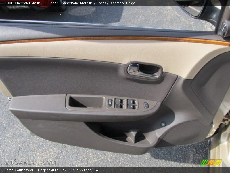 Sandstone Metallic / Cocoa/Cashmere Beige 2008 Chevrolet Malibu LT Sedan