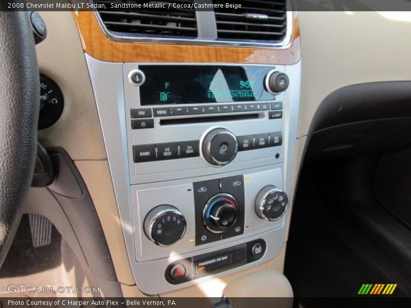 Sandstone Metallic / Cocoa/Cashmere Beige 2008 Chevrolet Malibu LT Sedan