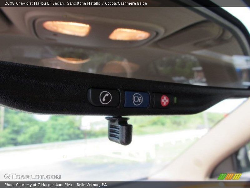 Sandstone Metallic / Cocoa/Cashmere Beige 2008 Chevrolet Malibu LT Sedan