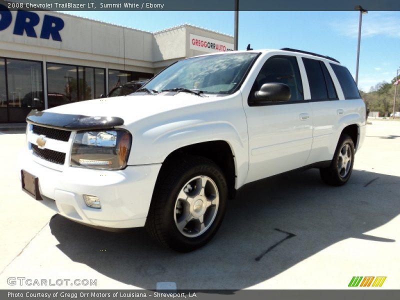 Summit White / Ebony 2008 Chevrolet TrailBlazer LT