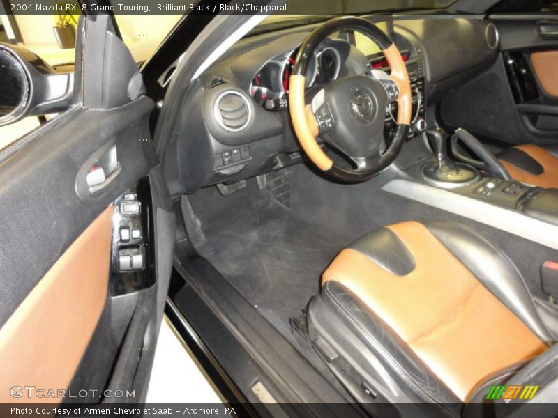 Brilliant Black / Black/Chapparal 2004 Mazda RX-8 Grand Touring