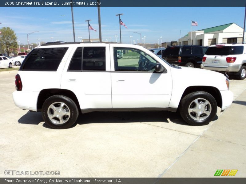 Summit White / Ebony 2008 Chevrolet TrailBlazer LT