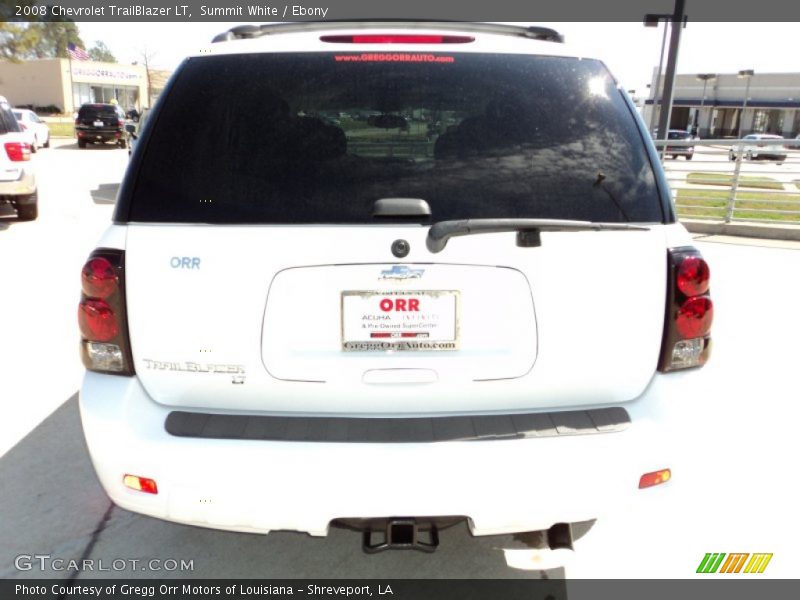 Summit White / Ebony 2008 Chevrolet TrailBlazer LT
