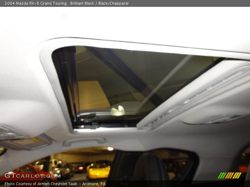 Brilliant Black / Black/Chapparal 2004 Mazda RX-8 Grand Touring