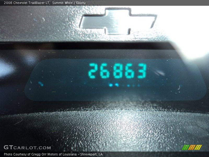 Summit White / Ebony 2008 Chevrolet TrailBlazer LT