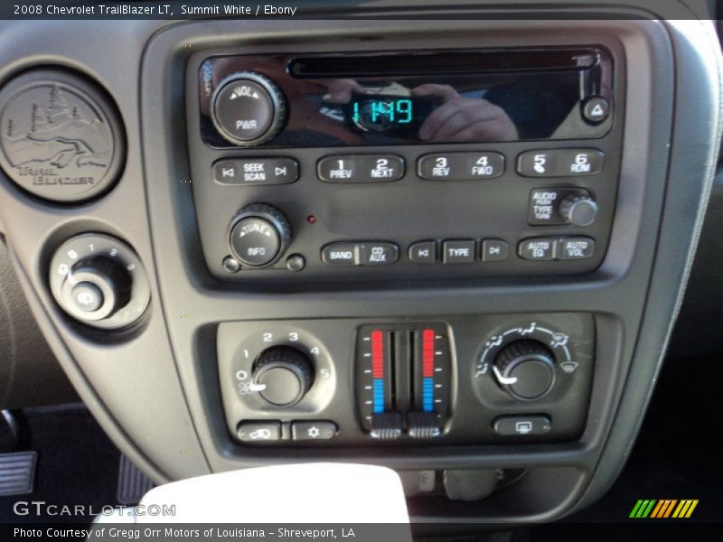 Summit White / Ebony 2008 Chevrolet TrailBlazer LT