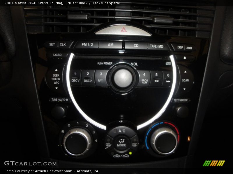 Brilliant Black / Black/Chapparal 2004 Mazda RX-8 Grand Touring