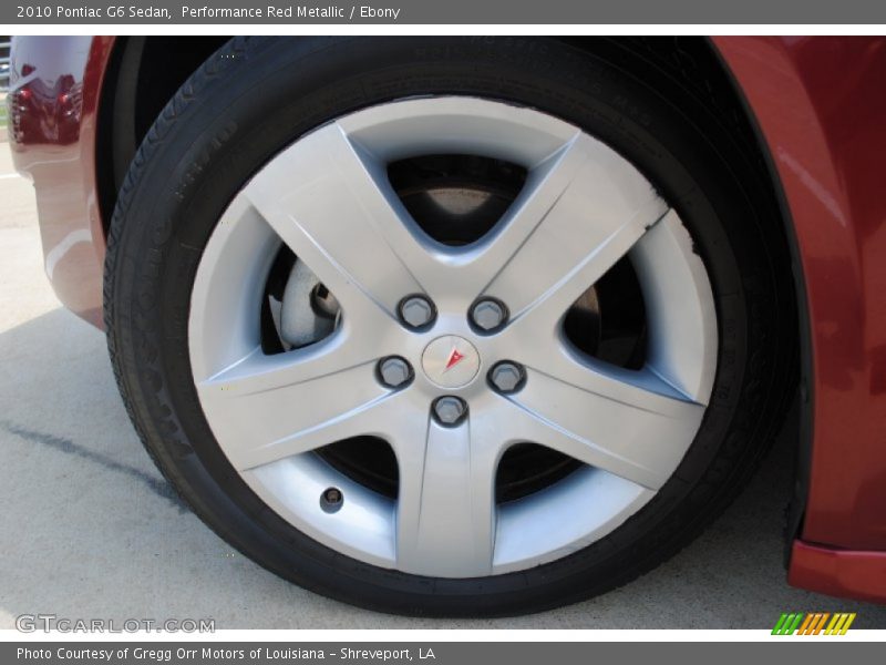 Performance Red Metallic / Ebony 2010 Pontiac G6 Sedan