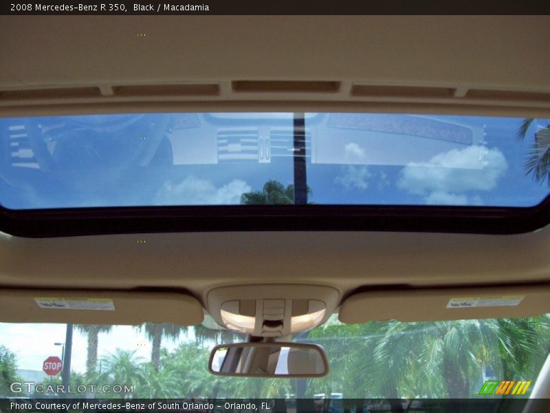 Black / Macadamia 2008 Mercedes-Benz R 350