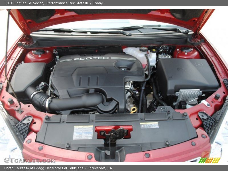 Performance Red Metallic / Ebony 2010 Pontiac G6 Sedan