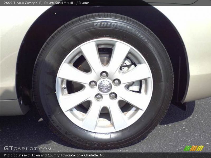 Desert Sand Metallic / Bisque 2009 Toyota Camry XLE