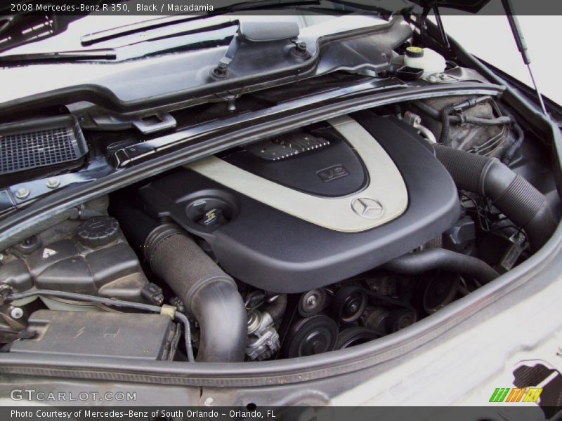 Black / Macadamia 2008 Mercedes-Benz R 350