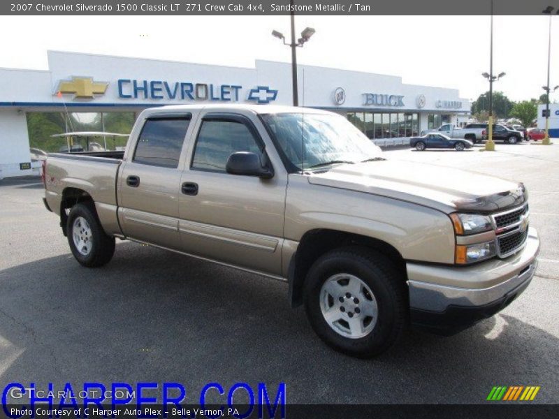 Sandstone Metallic / Tan 2007 Chevrolet Silverado 1500 Classic LT  Z71 Crew Cab 4x4