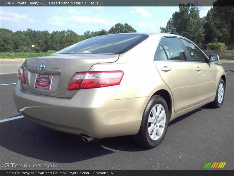 Desert Sand Metallic / Bisque 2009 Toyota Camry XLE