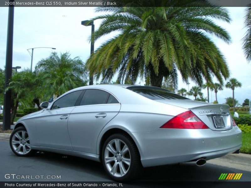 Iridium Silver Metallic / Black 2008 Mercedes-Benz CLS 550