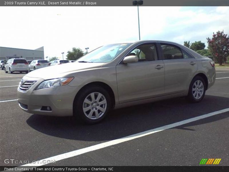 Desert Sand Metallic / Bisque 2009 Toyota Camry XLE