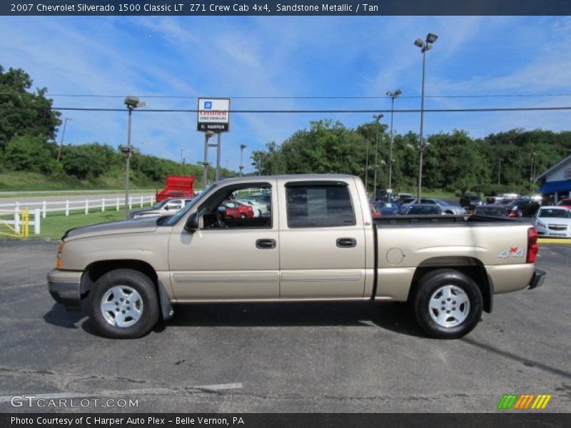 Sandstone Metallic / Tan 2007 Chevrolet Silverado 1500 Classic LT  Z71 Crew Cab 4x4