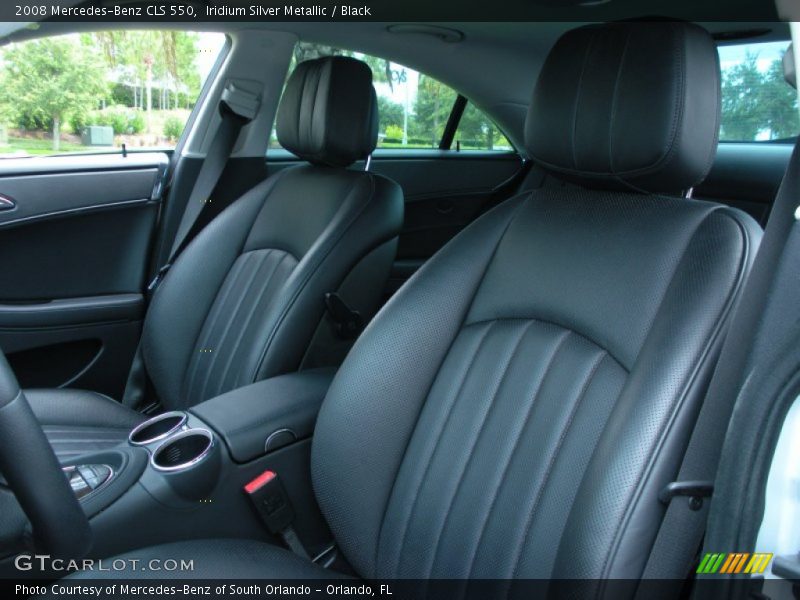 Iridium Silver Metallic / Black 2008 Mercedes-Benz CLS 550